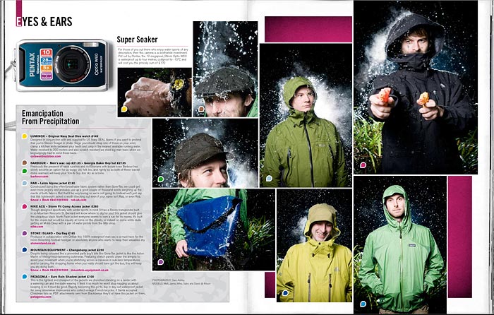 Waterproofs, Plus One Magazine